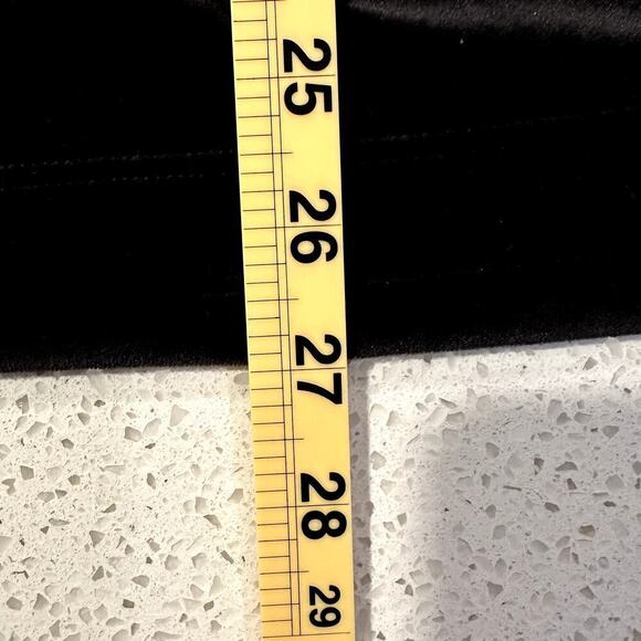 Liz Baker Black Velvet Long Sleeve Womens M Elegant Minimalist Pullover Tunic - Picture 6 of 6